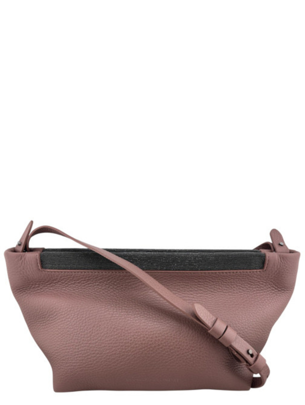 Brunello Cucinelli Dune Leather Shoulder Bag